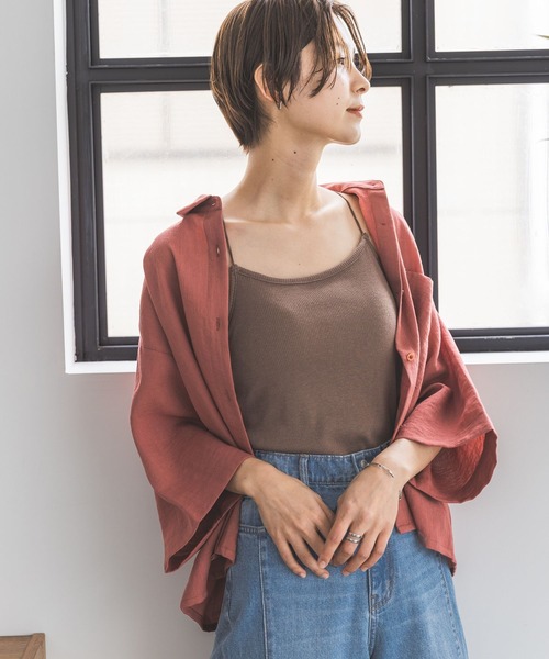 LEPSIM（レプシィム） シャツ ブラウス リネンライクドライシャツ