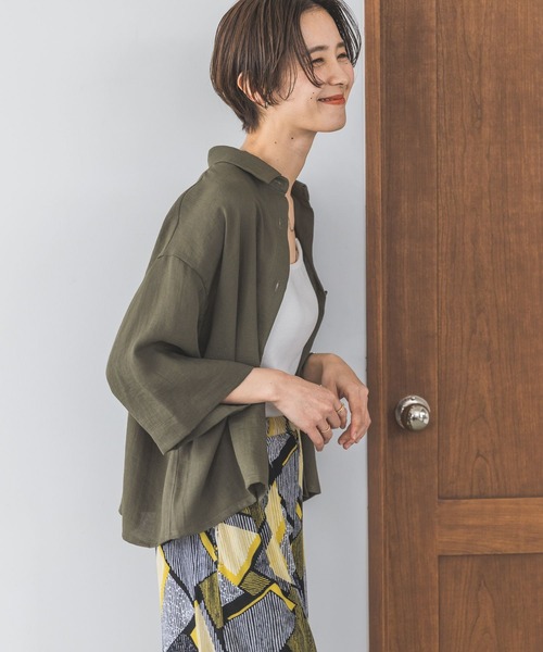 LEPSIM（レプシィム） シャツ ブラウス リネンライクドライシャツ