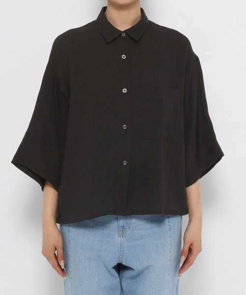 LEPSIM（レプシィム） シャツ ブラウス リネンライクドライシャツ