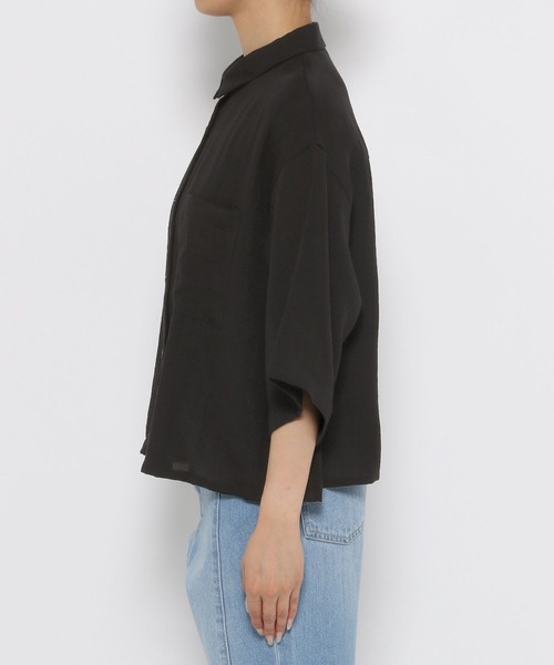 LEPSIM（レプシィム） シャツ ブラウス リネンライクドライシャツ