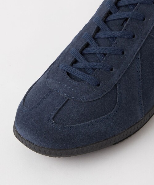 ジャーマントレーナー スエード メッシュ スパイクシューズ ホワイト/グレー green label relaxing スニーカー 「別注」「GERMAN TRAINeR