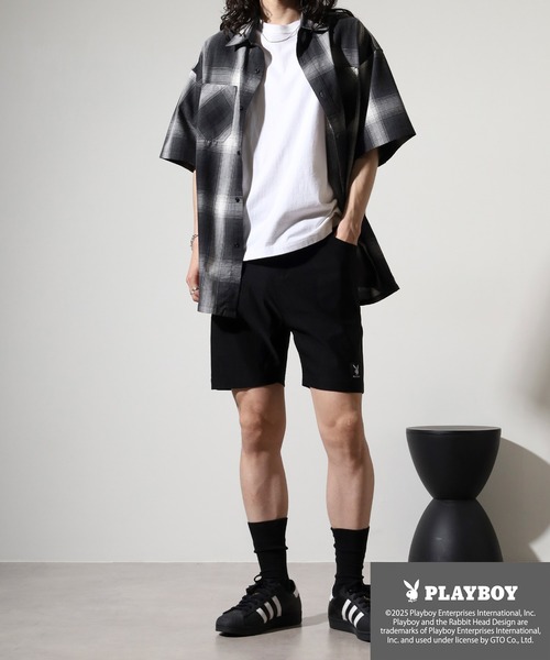 Supreme Playboy ハーフパンツ SUPREME シュプリーム 16SS ×Playboy Sweatshort プレイボーイ
