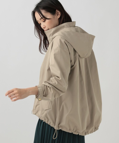 ラウンジドレス ナイロンジップパーカー ブルゾン ベージュ パッカブル マンパ LOUNGEDRESS（ラウンジドレス）の「【earthy_/アーシー】マウンテン