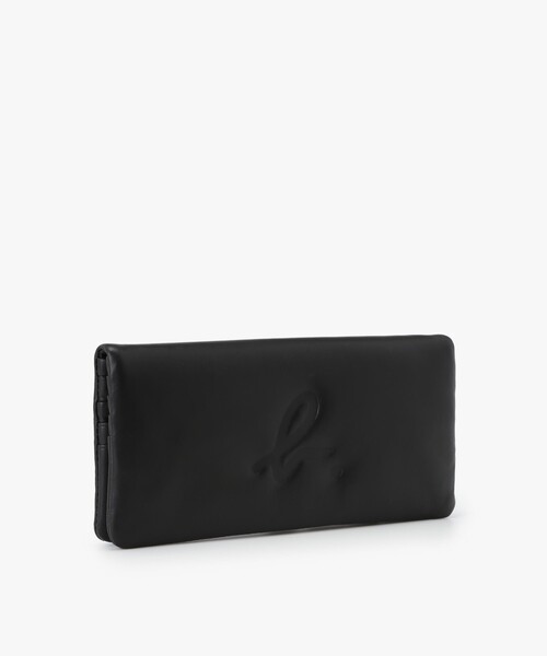 新品箱付き【アニエスベー】RiTA 口金 がま口 長財布 黒 大人気☆agnes b. VOYAGE FEMME ウォレット がま口財布 ボーダー