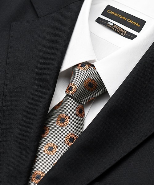 Fun & Daily（ファンアンドデイリー） ネクタイ F＆D : 小紋柄ネクタイ