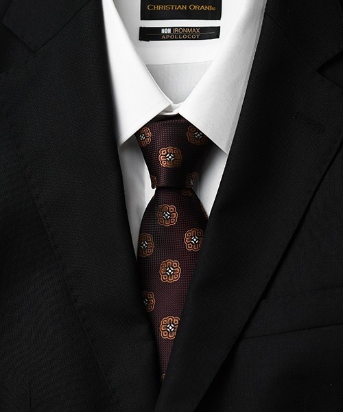 Fun & Daily（ファンアンドデイリー） ネクタイ F＆D : 小紋柄ネクタイ