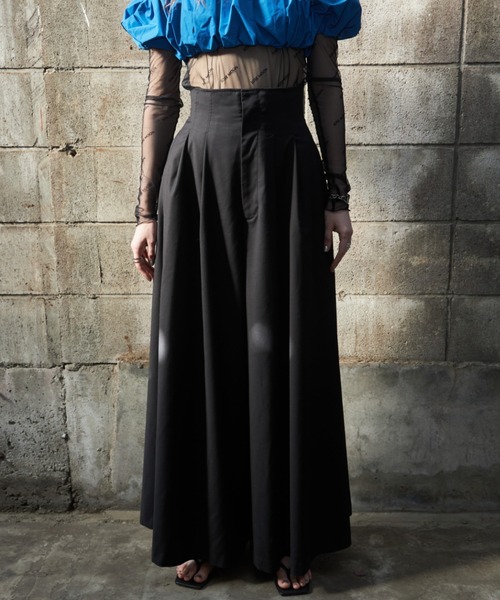 パンツ スラックス WIDELEG HIGH WAIST PANTS/ワイドレグハイウエスト  