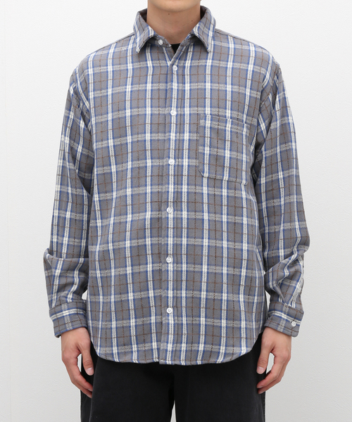 B.C STOCK（ベーセーストック） シャツ ネルチェックシャツ メンズ
