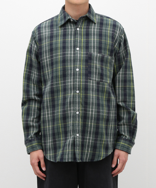 B.C STOCK（ベーセーストック） シャツ ネルチェックシャツ メンズ