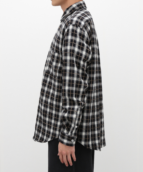 B.C STOCK（ベーセーストック） シャツ ネルチェックシャツ メンズ