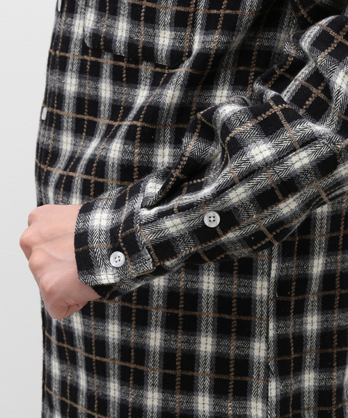 B.C STOCK（ベーセーストック） シャツ ネルチェックシャツ メンズ