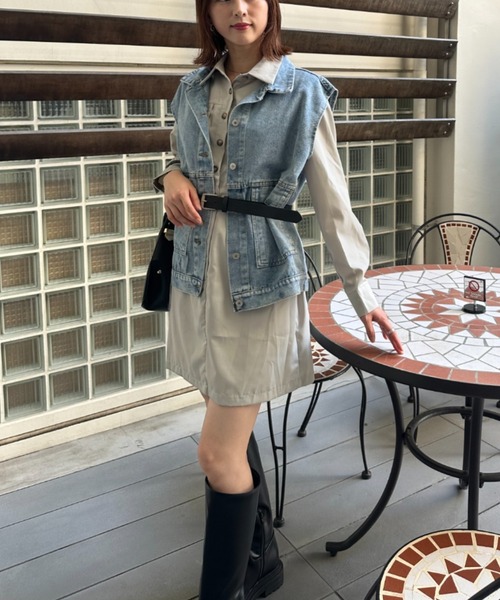 シャツワンピース ミニ丈シャツワンピース : ZOZOTOWN Yahoo!店