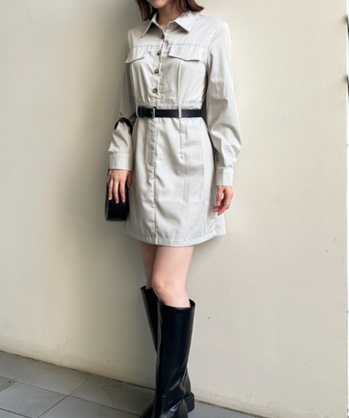 レディに♪【PHASE EIGHT】夏に映える◇ミニ丈シャツワンピース シャツワンピース ミニ丈シャツワンピース : ZOZOTOWN Yahoo!店