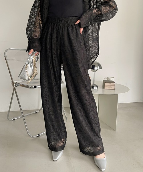 Ada. パンツ レース ルーズパンツ レディース : ZOZOTOWN Yahoo