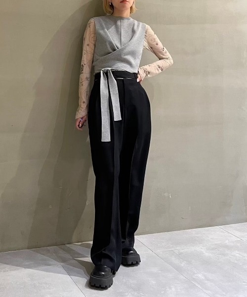 パンツ カットアウトウエストパンツ / Cut Out Waist Pants レディース 
