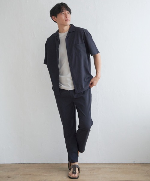 ikka（イッカ） パンツ 「イージーケア／セットアップ対応」Reflax(R