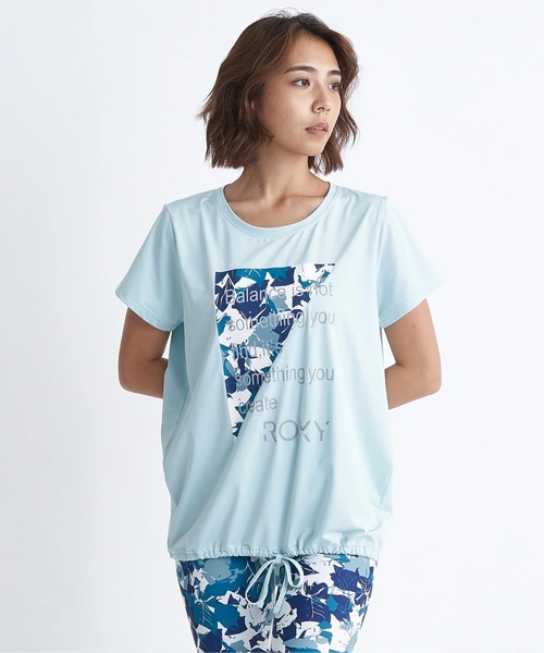 ROXY（ロキシー） tシャツ FLAMINGO TEE/ロキシー裾紐水陸両用UVカット