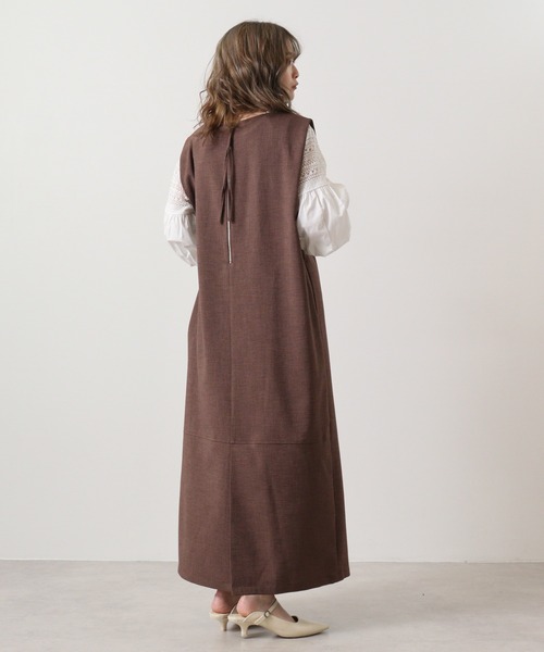 hunch（ハンチ） ワンピース リネンライクIラインワンピース