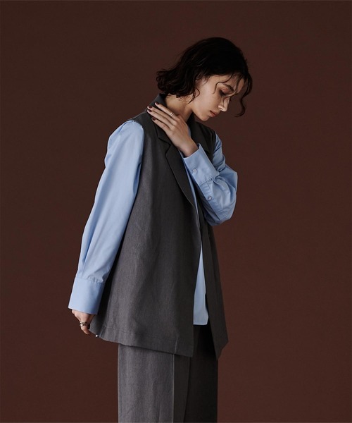 ブラウス シャツ 「洗える」ショルダータック ブラウス レディース 洗える】ショルダータック ブラウス / UNFILO | ファッション
