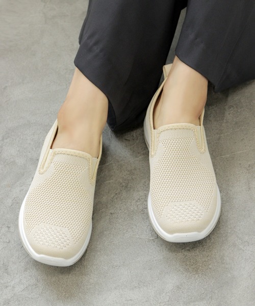 SOROTTO スリッポン 軽量 メッシュ スリッポンスニーカー レディース
