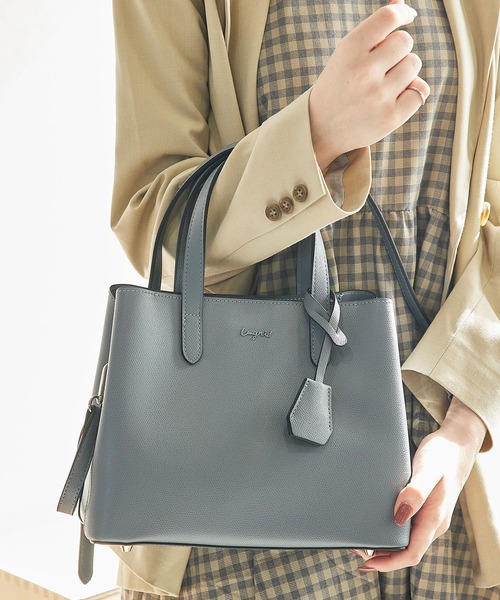 Ungrid ハンドバッグ 「Ungrid/アングリッド」カラーロゴ金具 キー  