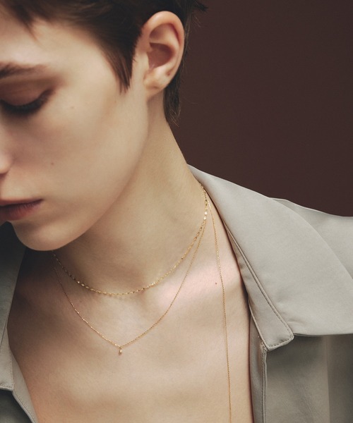 ネックレス 「les bon bon」adjustable diamond necklace BOB511 レディースの画像