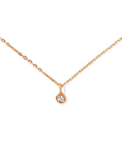 ネックレス 「les bon bon」adjustable diamond necklace BOB511 レディースの画像