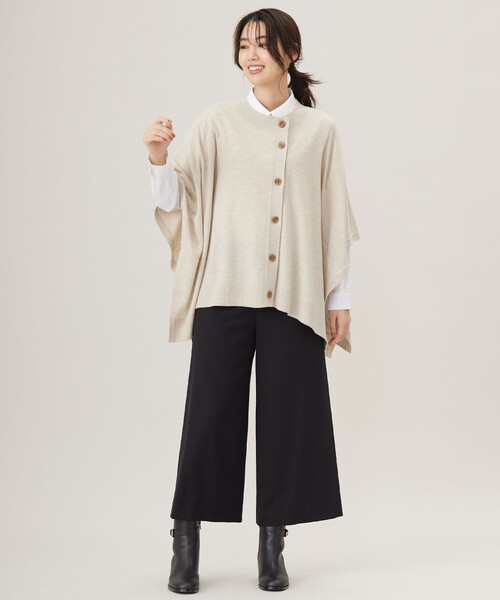 【洗える】SOFT TOUCH WOOL ニット ポンチョ J.PRESS｜【洗える】SOFT TOUCH WOOL ニット ポンチョ | Rakuten