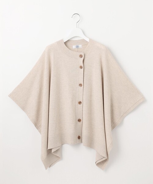 ニット セーター 「洗える」SOFT TOUCH WOOL ポンチョ