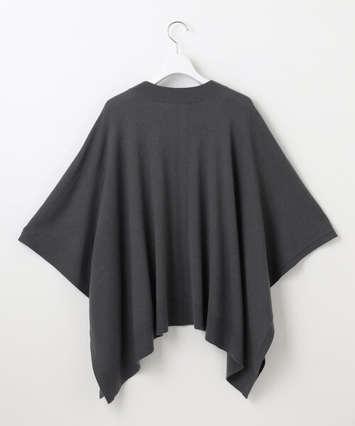 ニット セーター 「洗える」SOFT TOUCH WOOL ポンチョ レディース