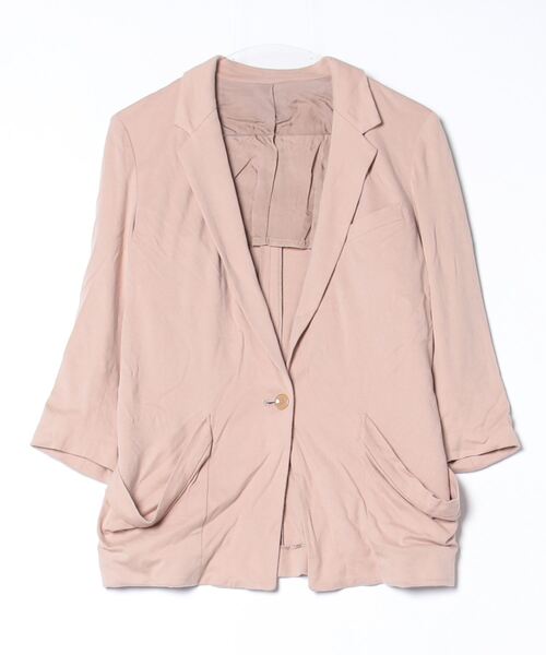 BACCA」 テーラードジャケット 38 ベージュ レディース : 86523645  