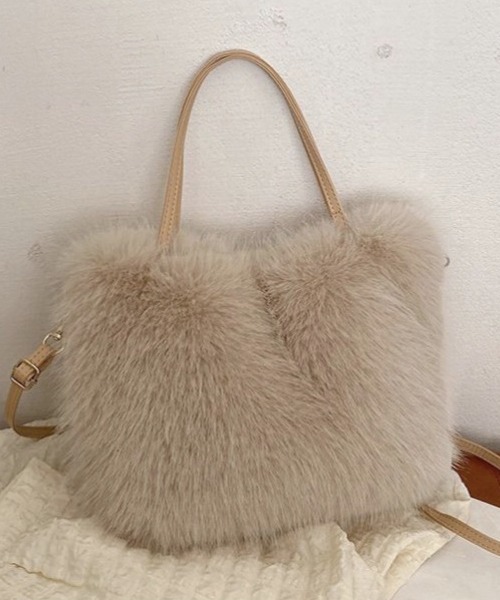 COMON＋（コモンプラス） ショルダーバッグ バッグ ふわふわ2WAY