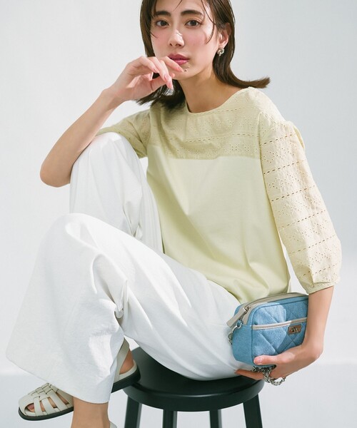 23区 今期【Oggi掲載】デニム キルティング ショルダーバッグ 23区 ショルダーバッグ バッグ 「Oggi3月号掲載」デニム