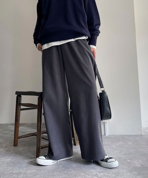 fredy emue（フレディエミュ） パンツ シルキーウォームセミワイド