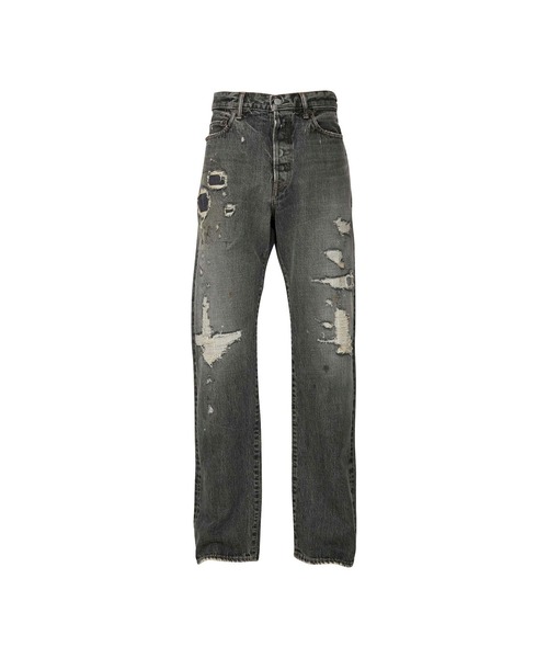 HYSTERIC GLAMOUR」 ダメージ加工デニムパンツ 29inch ブラック メンズ 