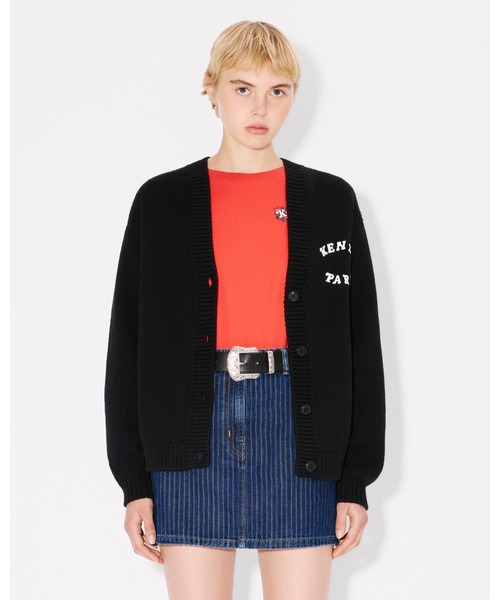 カーディガン 'KENZO VERDY MARKET' エンブロイダリー ニット カーディガン レディース