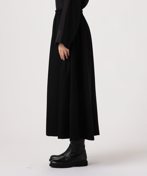 DES PRES（デプレ） スカート ニットコンビネーション ギャザーフレア