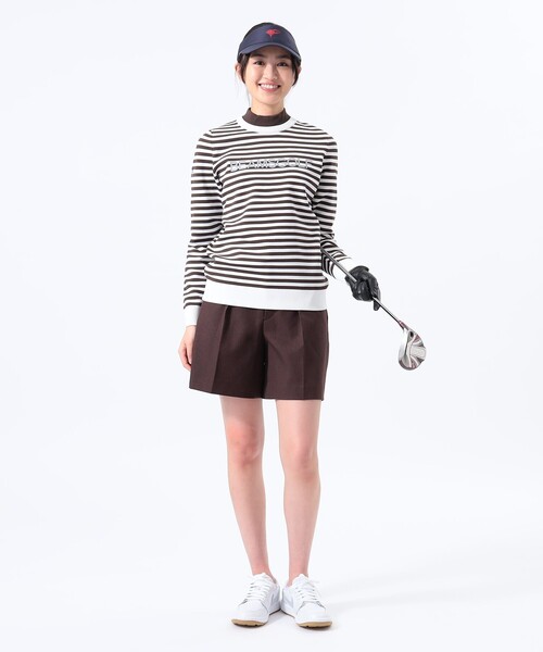 BEAMS GOLF ニット セーター 「WOMEN」ORANGE LABEL / ボーダー