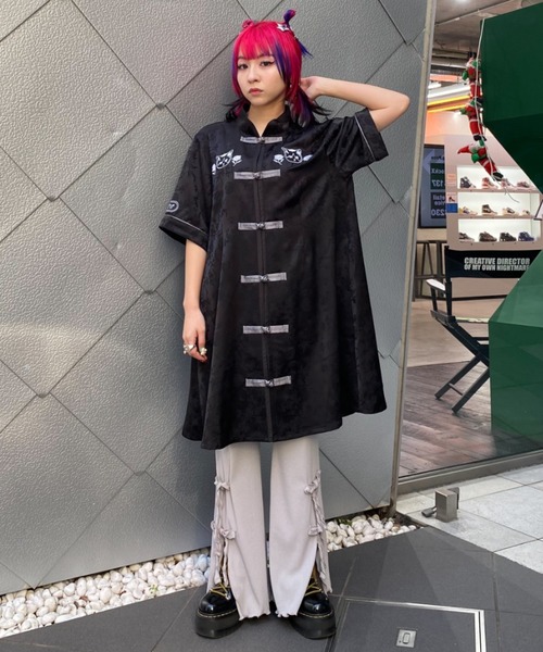 Candy Stripper チャイナ風チュニックワンピース NEW ARRIVAL♡今週末入荷の新作 / CANDY STRIPPER