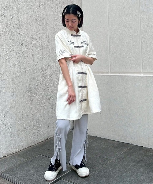 新品未使用値札付き candystripper レースワンピース Candy Stripper ワンピース TINY RIBBON CHECK ドレス