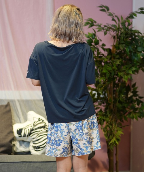 ROXY レディース　セパレート水着 3点セット　 L ホワイト/ネイビー ROXY ロキシー 新作 水着3点セット Tシャツ付き キッズ 子供用
