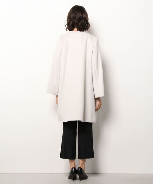 UNITED ARROWS 「UNITED ARROWS」 ノーカラーコート 36 ロイヤルブルー