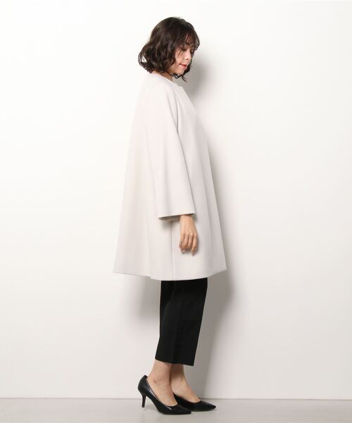 UNITED ARROWS 「UNITED ARROWS」 ノーカラーコート 36 ロイヤルブルー