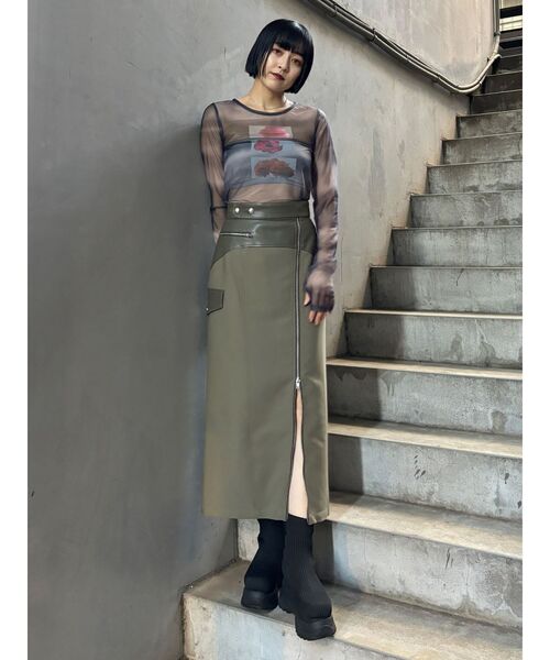 MURUA ブーツ スニーカーソールソックスブーツ レディース
