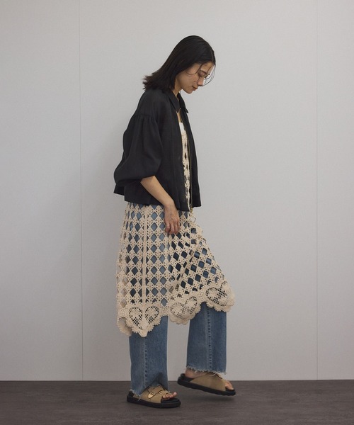 SALON adam et rope'（サロン アダム エ ロペ） ワンピース クロシェ