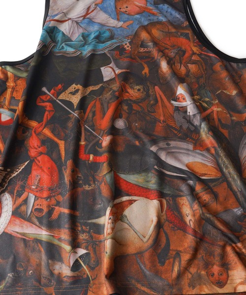 Subciety（サブサエティ） タンクトップ Patterned tank top メンズ
