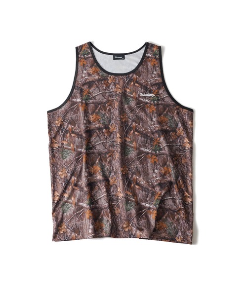 Subciety（サブサエティ） タンクトップ Patterned tank top メンズ