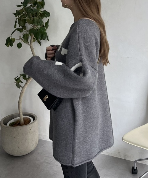 「prose verse」 ニットワンピース フリ- ベージュ レディース_画像5