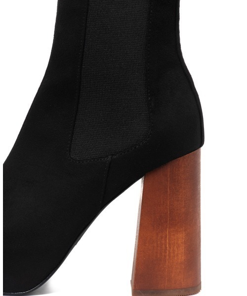 「R&E」 ショートブーツ M ブラック系その他 レディース_画像7