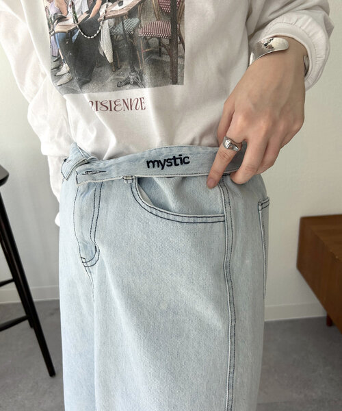 mystic デニムスカート パネルデニムスカート : ZOZOTOWN Yahoo